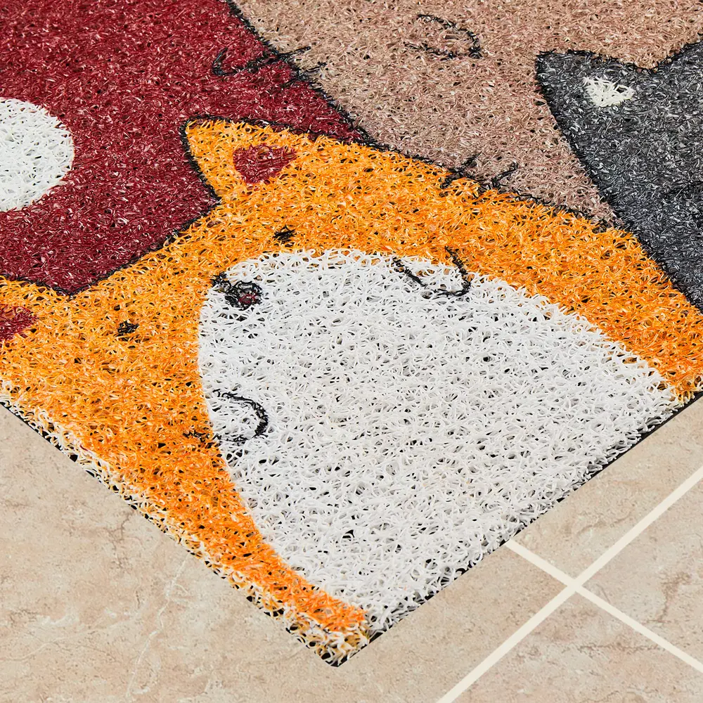 Santreyd Коврик придверный ПВХ с котиками 60x90 см 89353784 STLM-1401611 - Вид №1