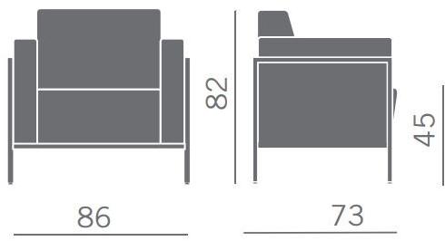 Kastel Кожаное кресло с подлокотниками Kursal sun-id-1373258 - Вид №2