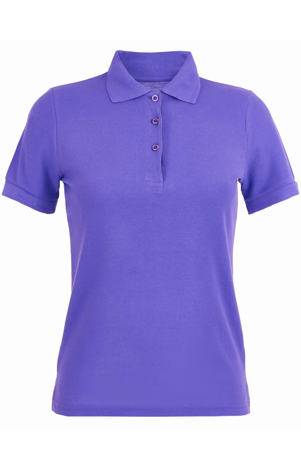 62166 Тенниска-поло женская фиолетовая LUXE  Одежда для салонов красоты  размер S  - Вид №1