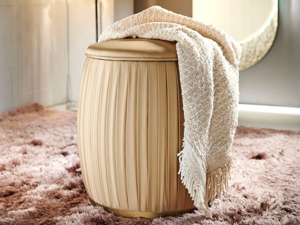 Круглый пуф контейнер Former In Italia PLISSÉ ARCH-00032495