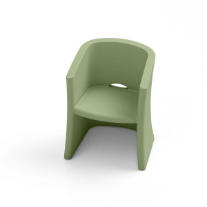 Полиэтиленовое садовое кресло с подлокотниками