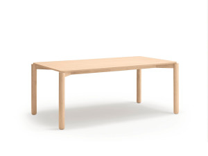 Стол из шпона и каучукового дерева