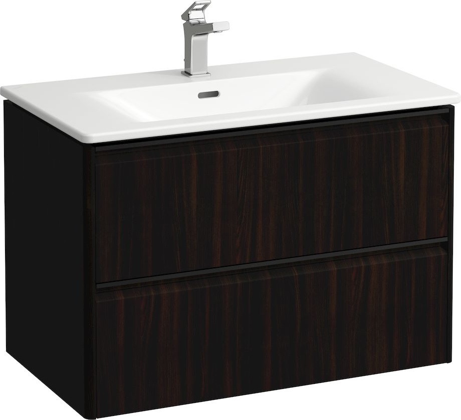 H8617052611041 Тумба с раковиной 800 мм, 2 ящика, включает в комплект органайзер LAUFEN PRO - Вид №3