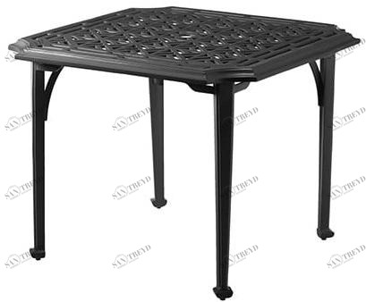 Oxley's Furniture Квадратный алюминиевый садовый стол Rissington Rit960