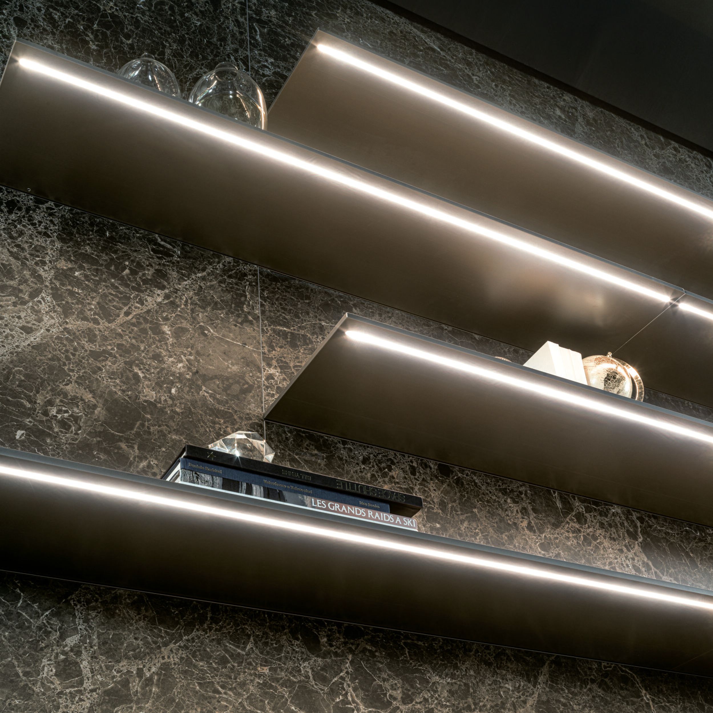 Обшивка из кожи Longhi FOREVER SYSTEM LIVING ARCH-00074695 - Вид №5