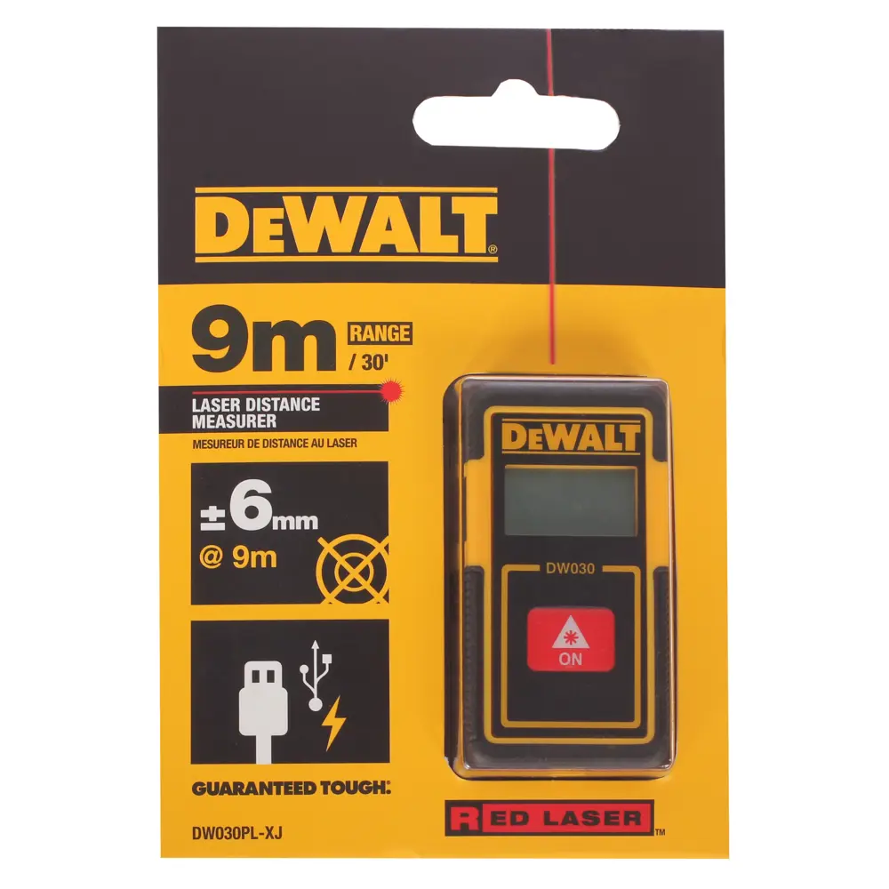Дальномер лазерный DeWalt с дальностью до 9 м 81934076 STLM-2083205  - Вид №3