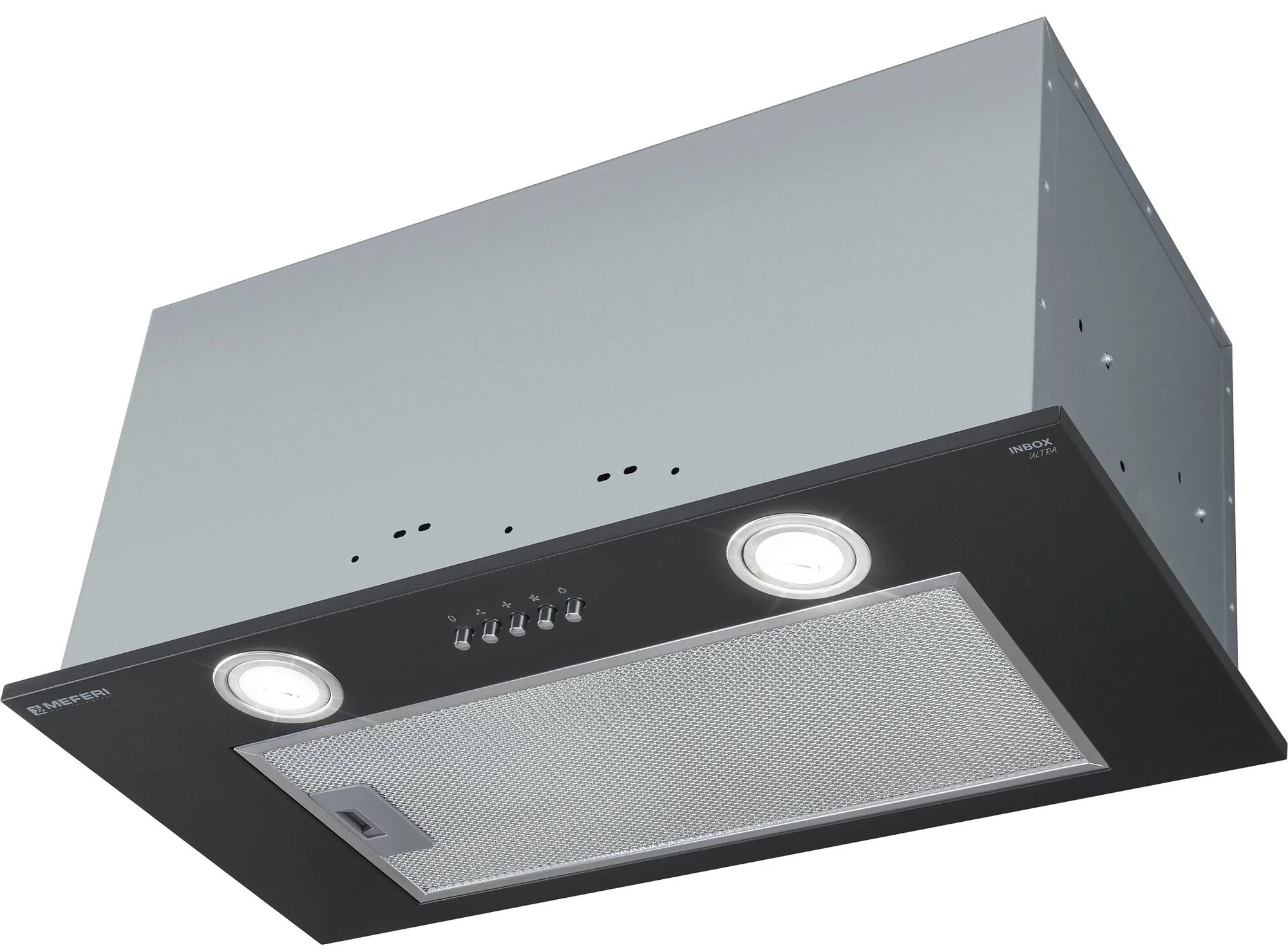 9168677 Вытяжка полновстраиваемая Meferi INBOX60BK ULTRA черный STDN-0047706 - Вид №3