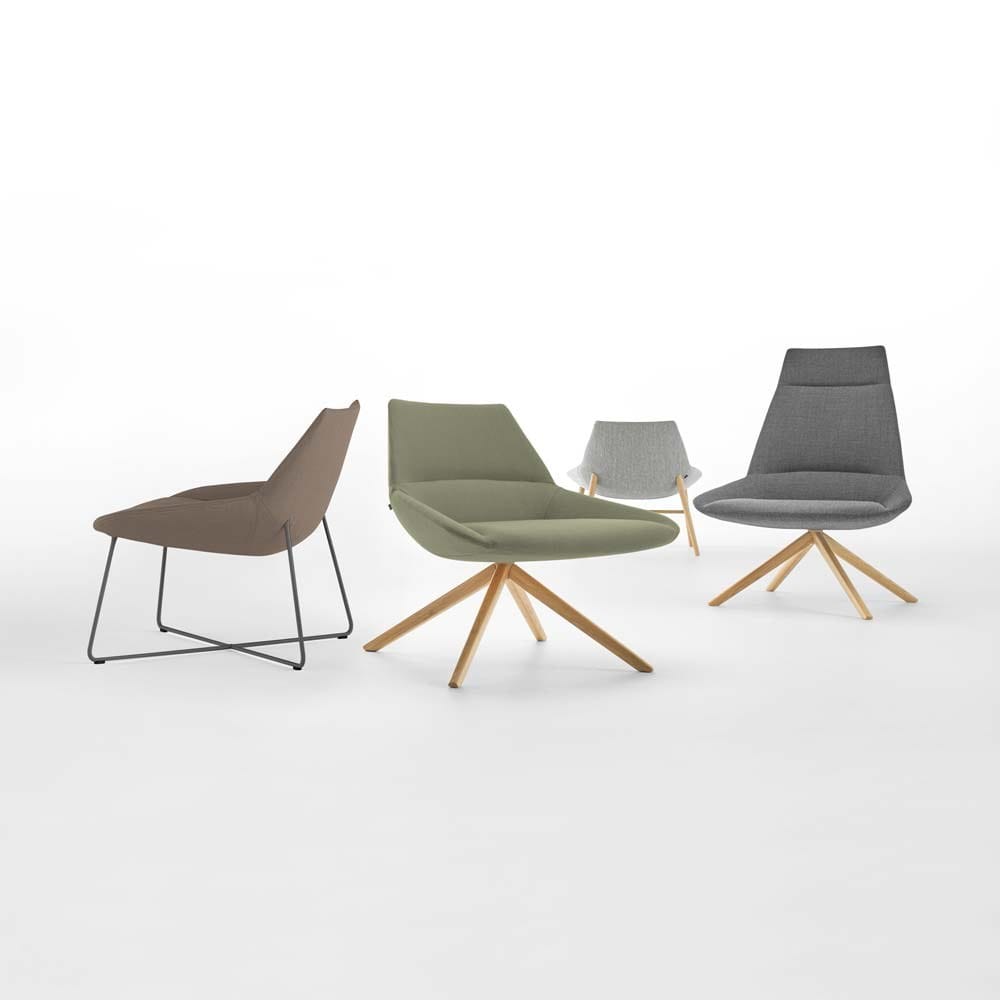 Вращающееся кресло на сиденье из ткани INCLASS Dunas XL ARCH-00063553 - Вид №3