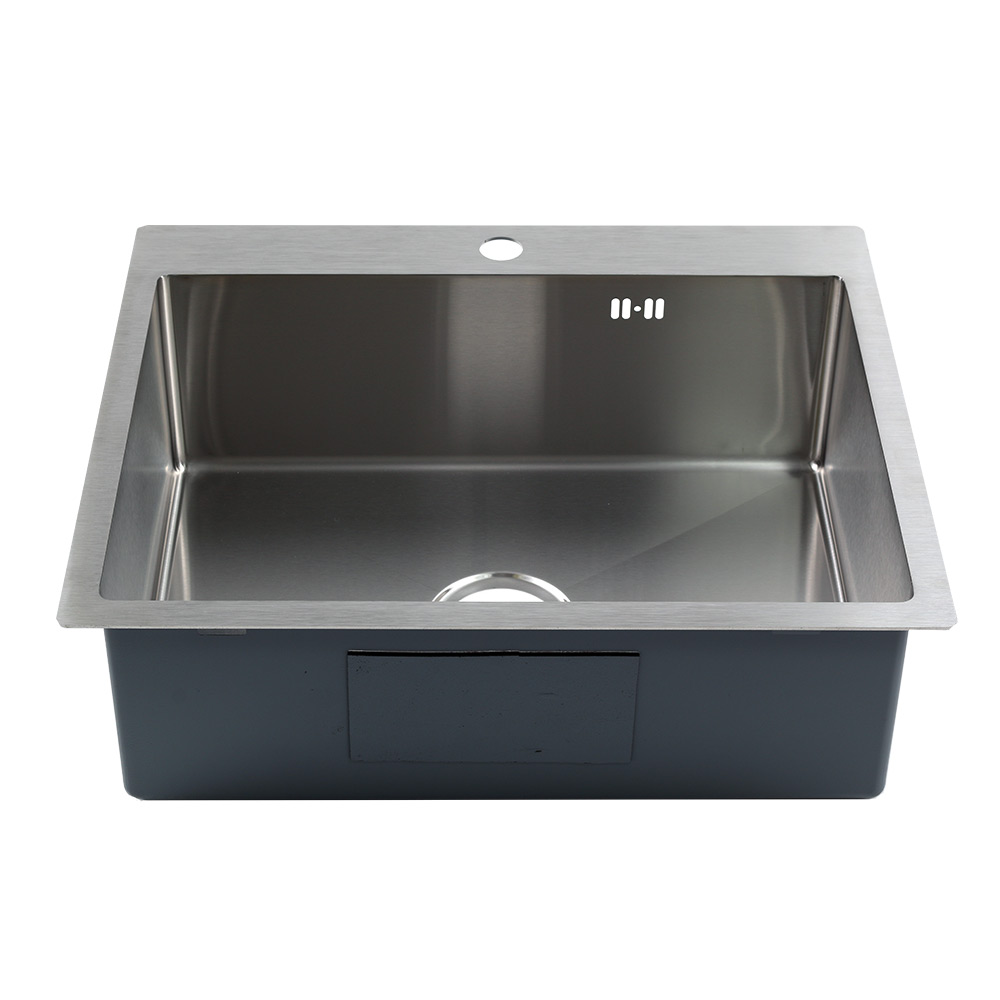 Мойка R6050H MELANA ProfLine 3,0/200 САТИН врезная прямоугольная в комплекте с коландером MLN-R6050H+коландер - Вид №1