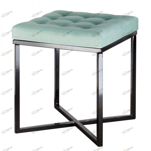 Пуф голубой на черном основании FOR MISS ДИЗАЙНЕРСКИЕ 263995 Черный;голубой 