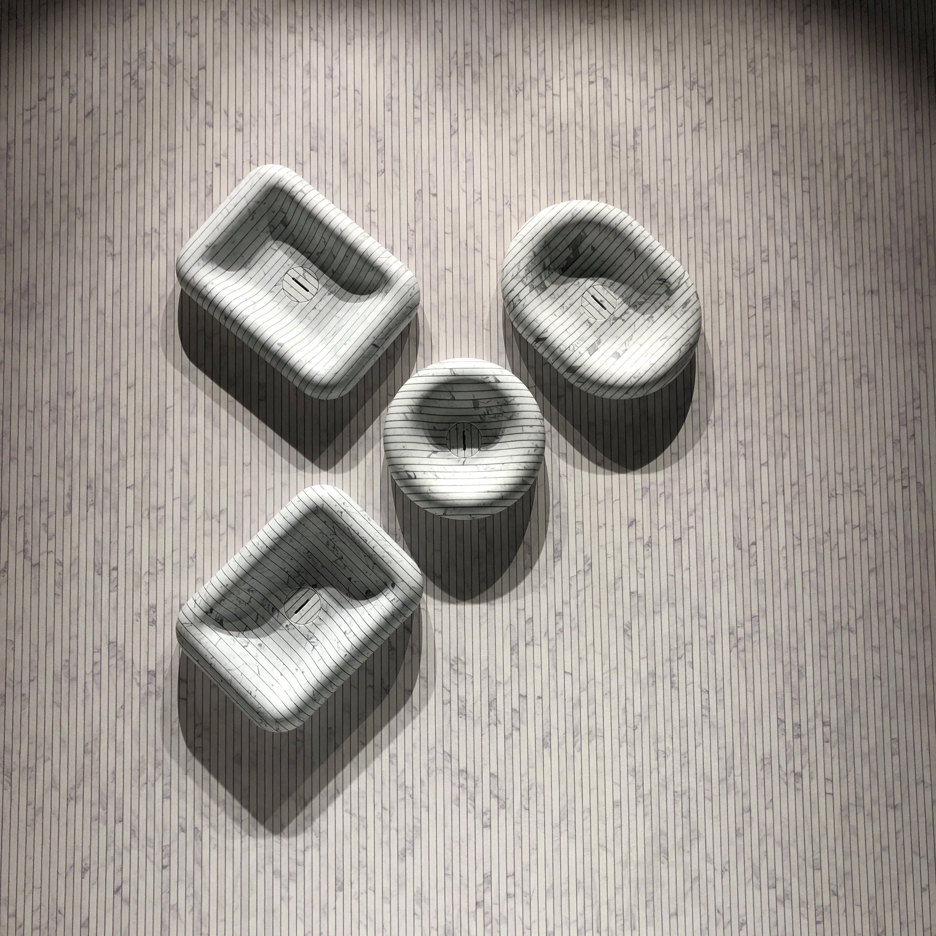 Овальная столешница из каррарского мрамора Antoniolupi Между строк ARCH-00023948 - Вид №6