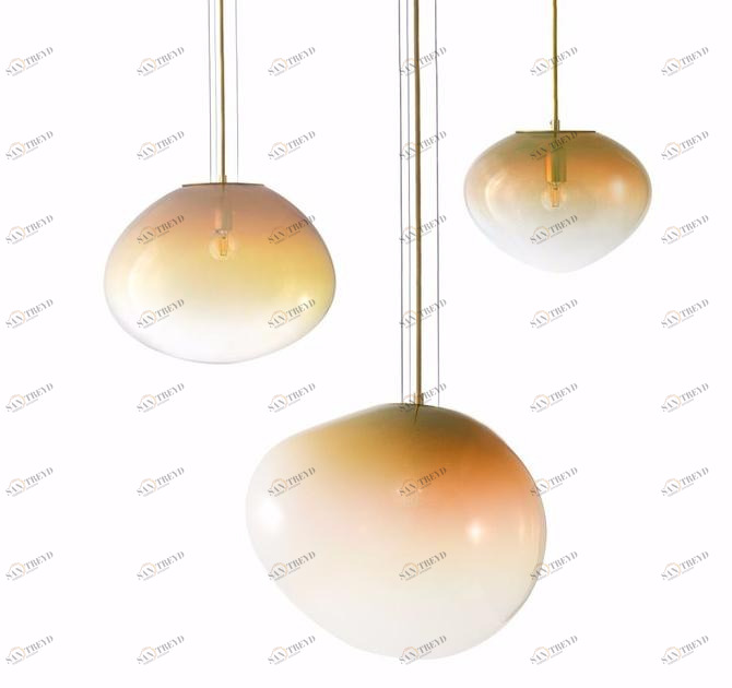 ELOA Подвесной светильник из дутого стекла ручной работы Sirius sun-id-1422892