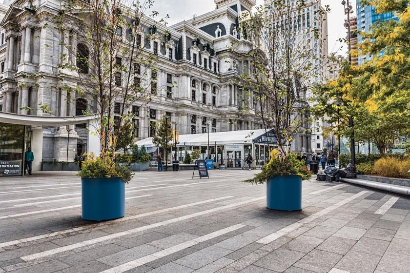 City Design Круглая сеялка для общественных мест из стали с порошковым покрытием sun-id-1461932 - Вид №2