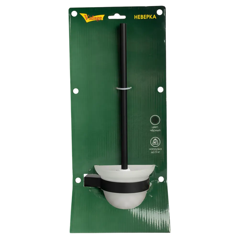 VIDAGE Неверка - подвесной ершик для унитаза в матовом черном стекле 89384548 STLM-1568582 - Вид №4