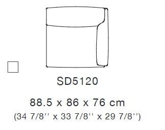 Съемный модульный диван из ткани Magis Костюм ARCH-00037858 - Вид №24