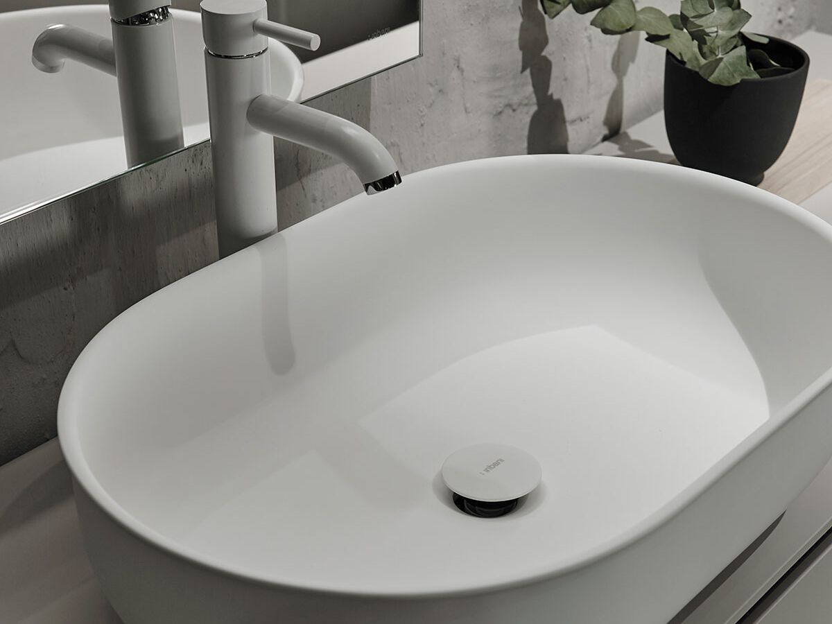 Овальная столешница из твердой поверхности Inbani Prime ARCH-00117196 - Вид №1