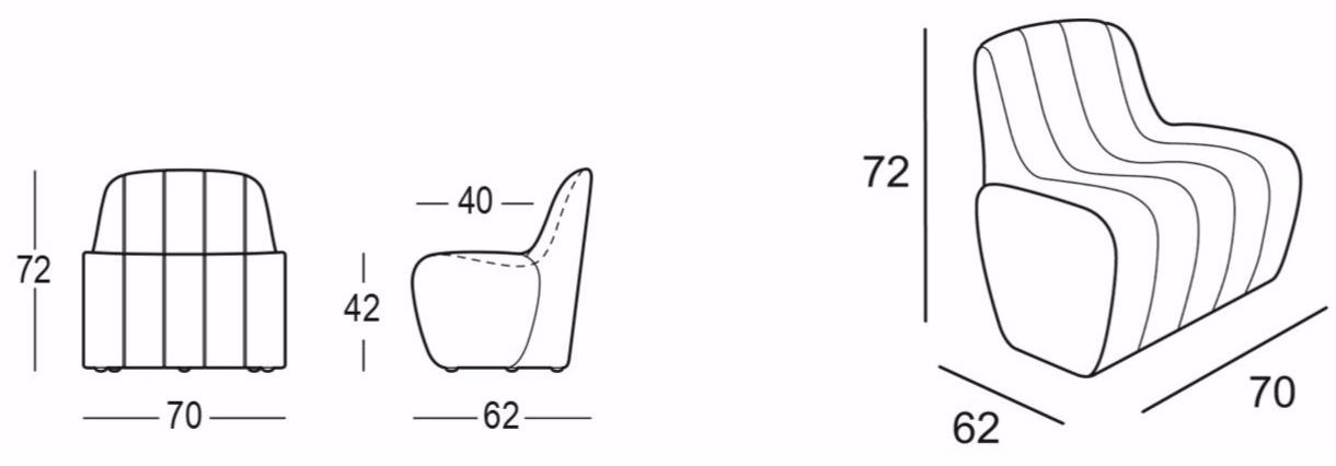 Plust Модульное кресло из полиэтилена Jetlag sun-id-1370544 - Вид №2