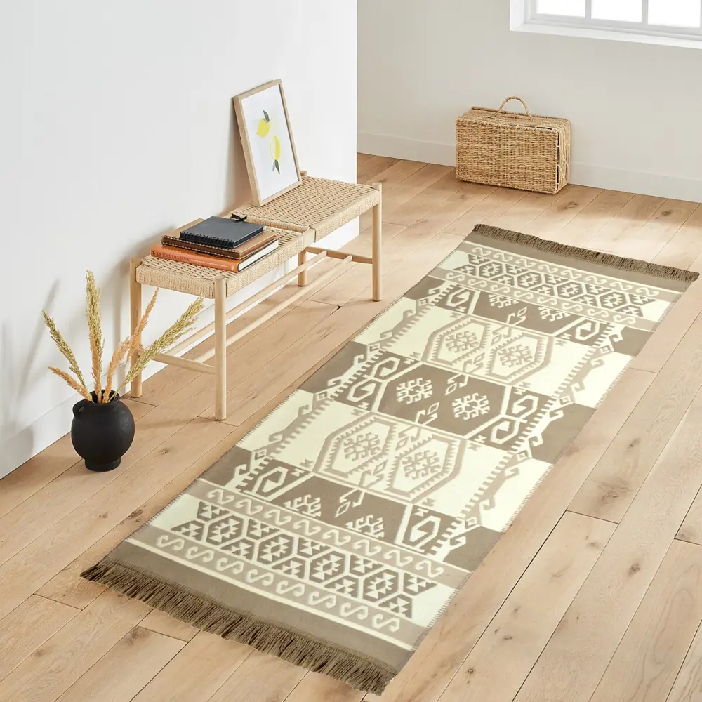 CTIM Килим: Бежевый акриловый коврик с геометрическим узором 60x90 см 83518791 STLM-1377260 - Вид №5