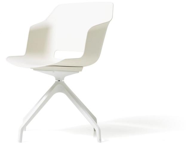 Diemme Офисный стул из полипропилена с подлокотниками на козелке Clop sun-id-1358357 - Вид №1