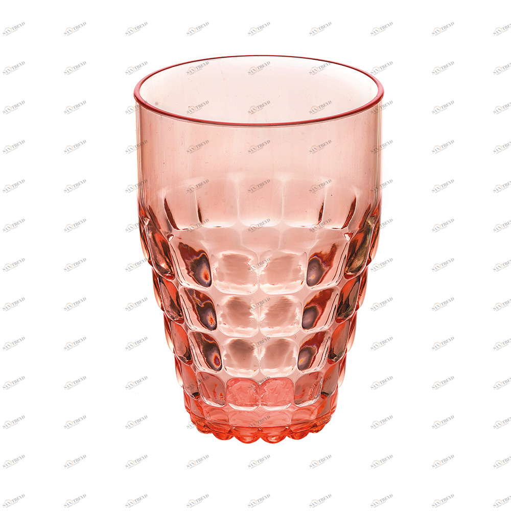 Бокал 510 мл коралловый Tiffany GUZZINI ДИЗАЙНЕРСКИЕ 00-3869705 Красный;прозрачный 