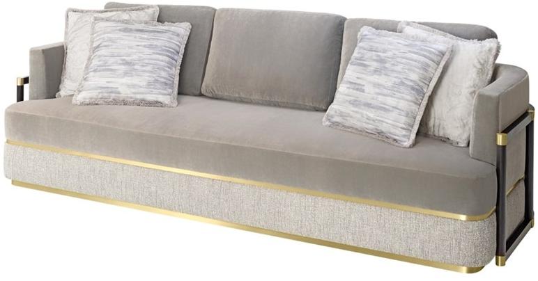 FRATO 3-х местный бархатный диван Como Fup220020aaa - Вид №1