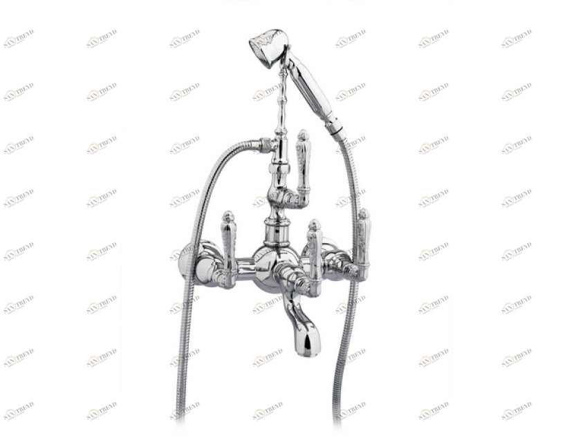 035016.A00.50 Душевой набор для ванны Яркий хром Mestre RETRO