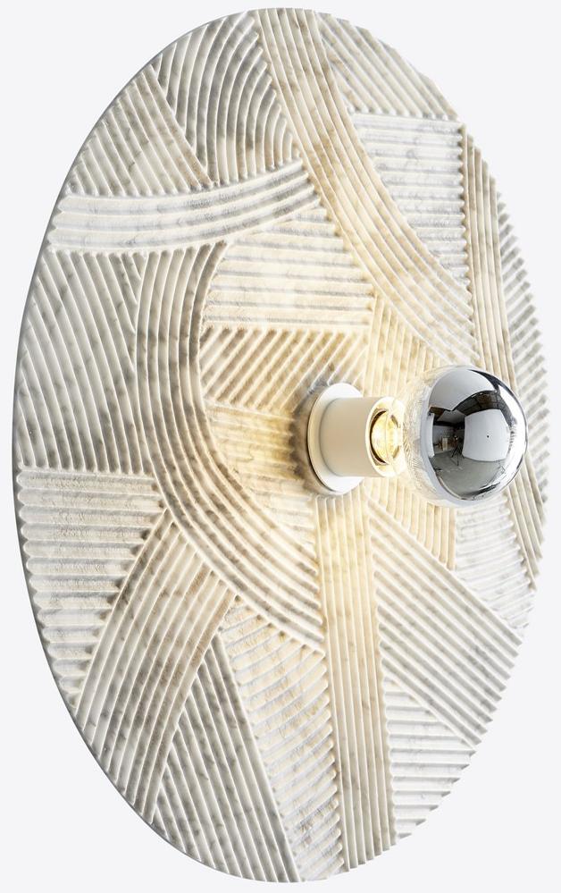 RADAR INTERIOR Бра с прямым светом из каррарского мрамора Solco sun-id-1475458 - Вид №1