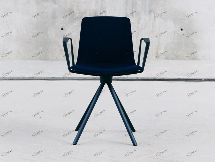 ENEA Вращающееся кресло из ткани с подлокотниками Lottus sun-id-1465274