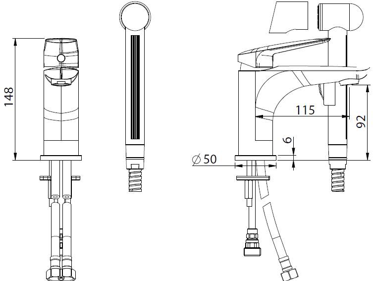 LGA00212 Смеситель M&Z Laguna Santreyd - Вид №1