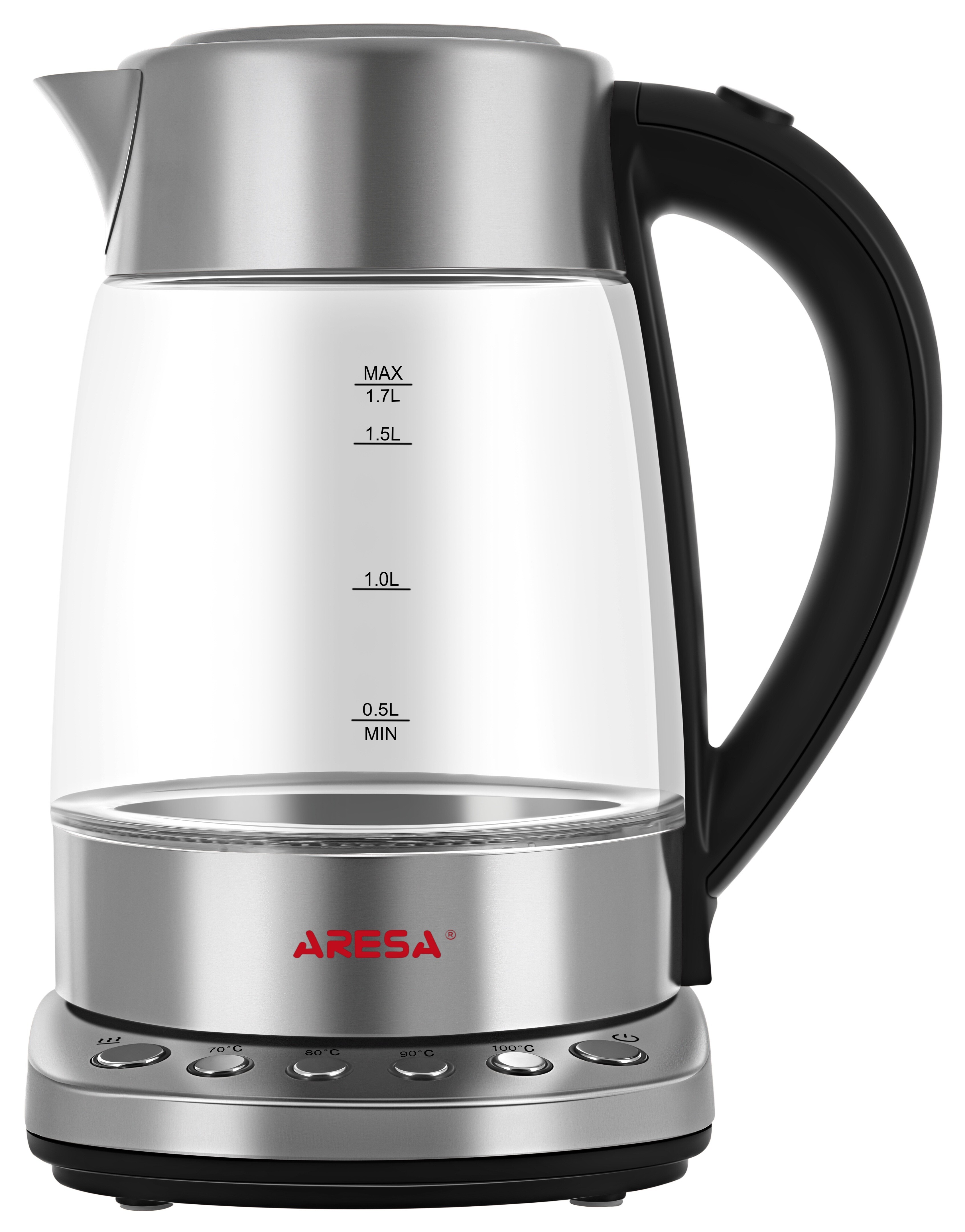 5300805 Электрочайник Aresa AR-3460 серебристый STDN-0138214