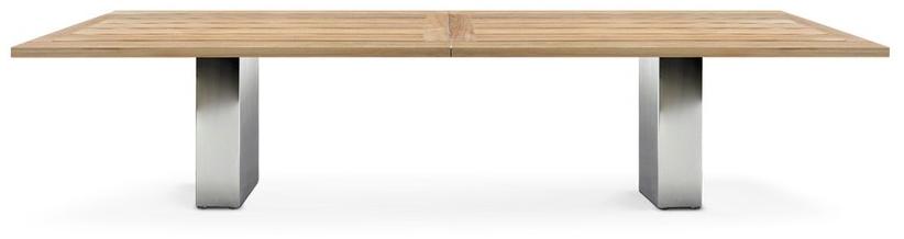 FueraDentro Садовый стол из лакированной нержавеющей стали в классическом стиле Cima sun-id-1397749 - Вид №1