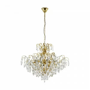 Подвесная люстра Eglo Fenoullet 39606 EGLO ДИЗАЙНЕРСКИЕ, FENOULLET 00-3887937 Золото;прозрачный