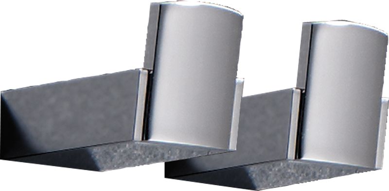 5527(13) Gedy G-Kent, пара крючков, цвет хром