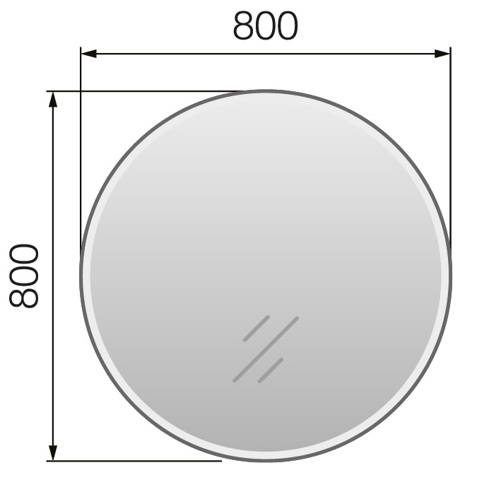 У85578 Зеркало Aurora 80 1 Marka  - Вид №4