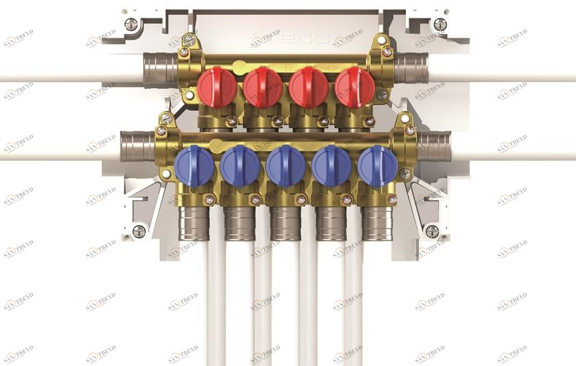 TECO Многоканальный запорный коллектор K4 sun-id-1462561