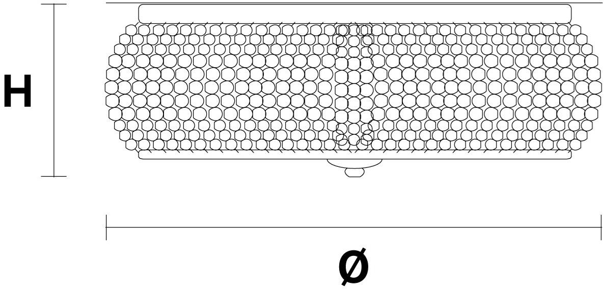 Masiero Потолочный светильник из металла с кристаллами Galà Gala sun-id-1429664 - Вид №1