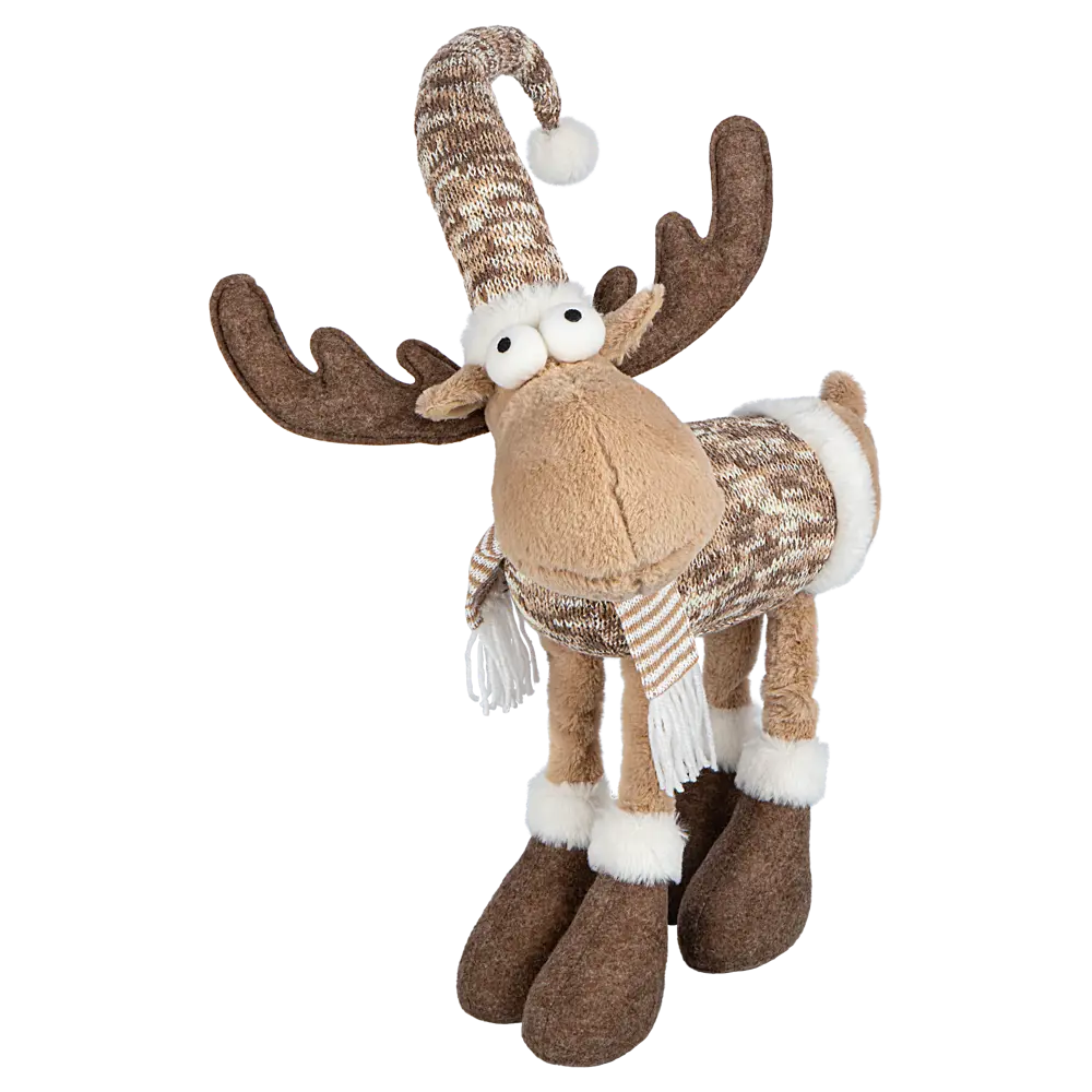 89368894 Декоративная фигура Олень на 4 ногах 40 см коричневая STLM-1461677 Santreyd  - Вид №1