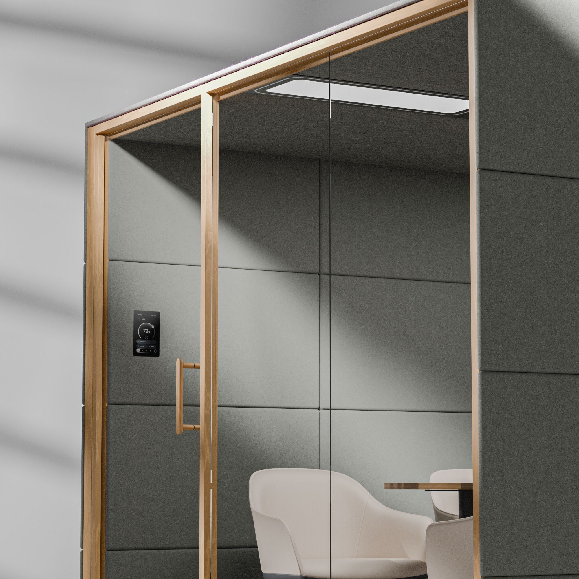 Многосторонняя акустическая офисная кабина со встроенным освещением SilentLab GEN4 ARCH-00110688 - Вид №2