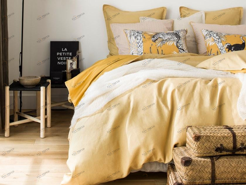 Alexandre Turpault Плоская хлопковая кровать Rive droite rive gauche sun-id-1408131