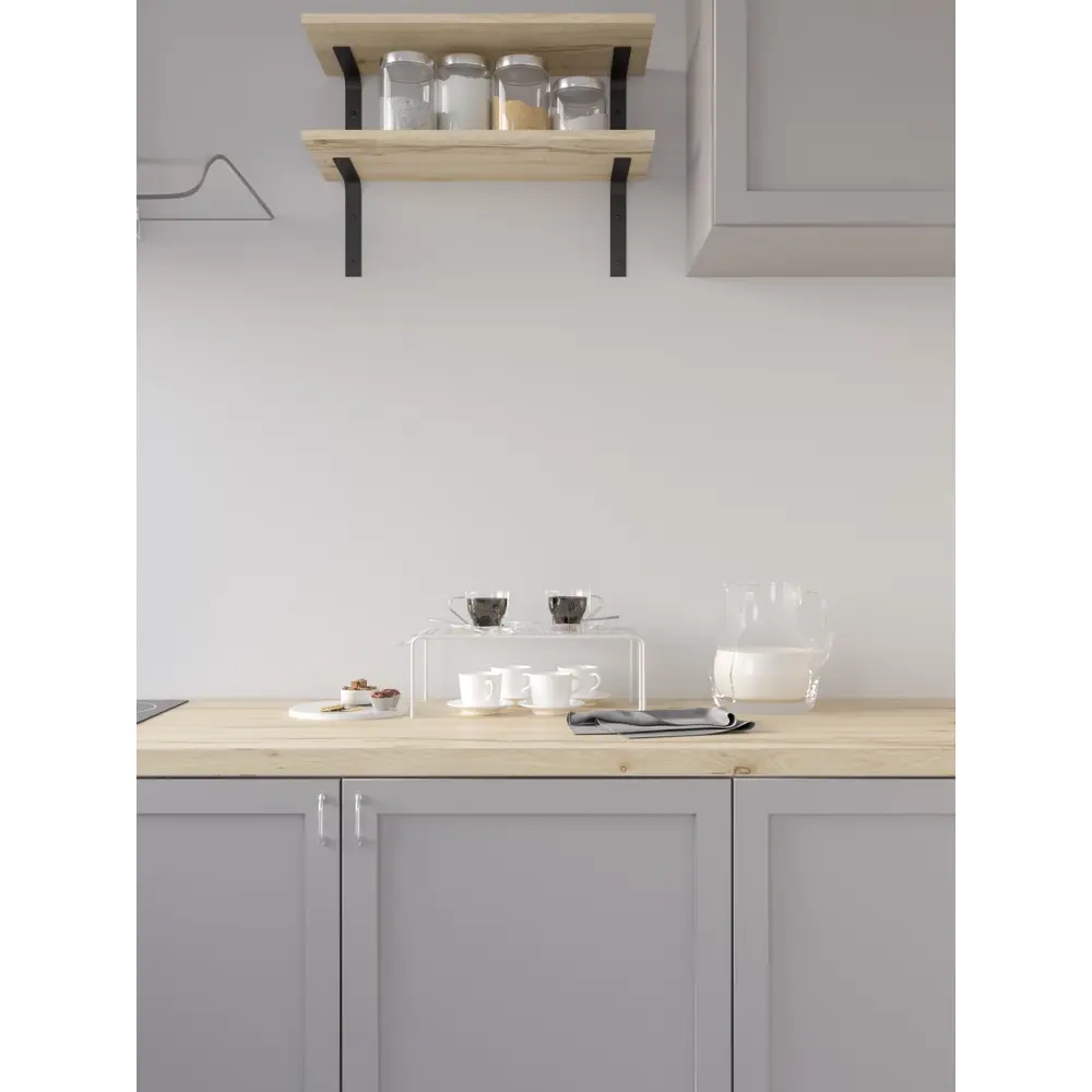 DELINIA Органайзер для полки 75x25 см с защитой поверхностей 85432813 Вставка в полку STLM-0864327 - Вид №3