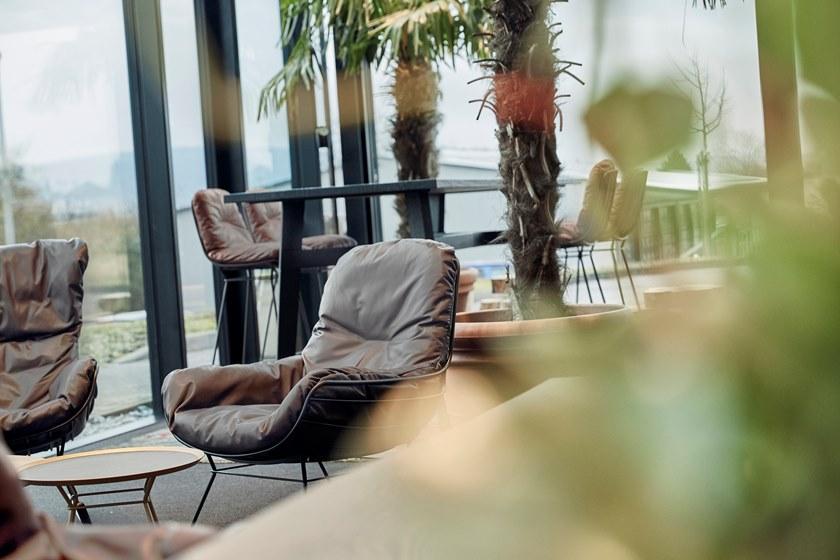 Freifrau Высокий табурет из саночной кожи Leyasol sun-id-1382613 - Вид №2