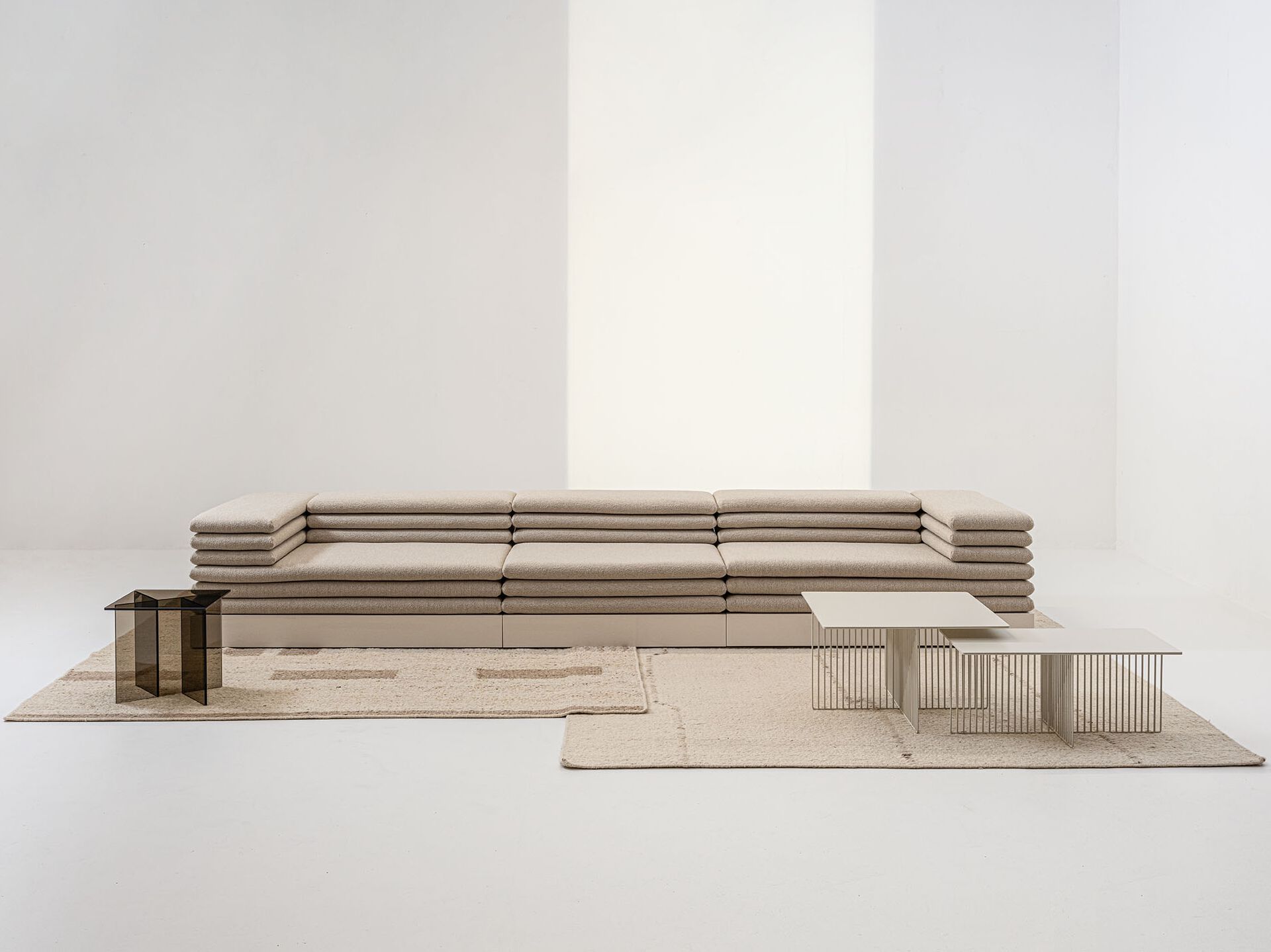 Ткань линейный диван La Cividina Acamante ARCH-00045729