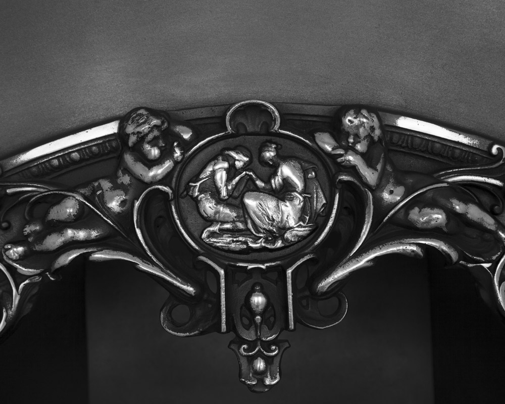 RX145 Чугунная каминная вставка Cherub Сarronheating  - Вид №2