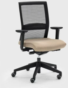 Viganò Офисный стул с регулируемой высотой из ткани с подлокотниками Winner