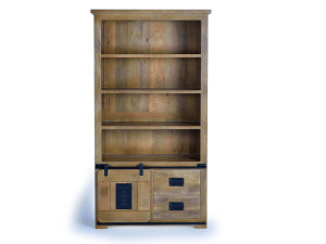 Книжный шкаф из манго с ящиками