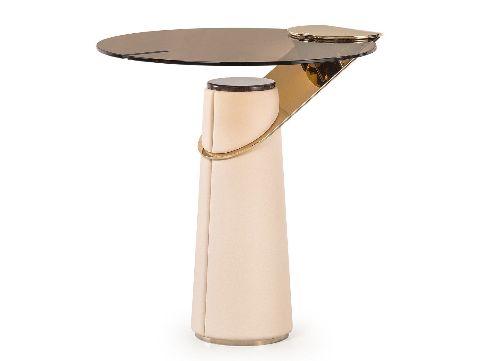 Круглый стеклянный журнальный столик для гостиной Turri ARCH-00099786