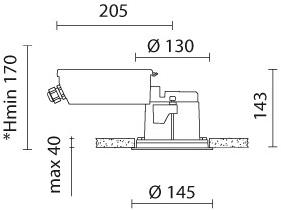 SIMES Светодиодный точечный светильник для улицы из литого под давлением алюминия Lobby sun-id-1404286 - Вид №8