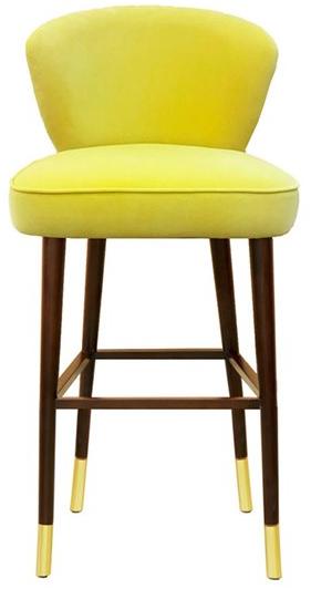 Moanne Барный стул из ткани Berlin sun-id-1454523 - Вид №1