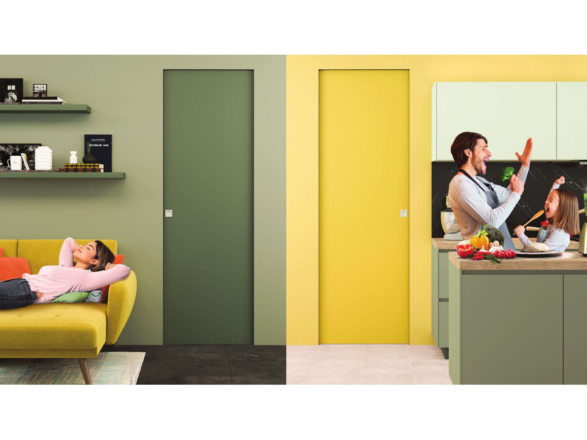 Акустическая стена заподлицо двери Scrigno ACUSTICA SCORREVOLE FILO MURO ARCH-00065240 - Вид №1