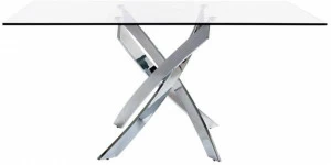 Angel Cerdá Прямоугольный стол для гостиной из стали и стекла Urban deco 1061